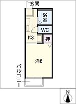 サンＡＫＡＮＡＴ  ｜ 愛知県日進市岩崎台2丁目（賃貸アパート1K・2階・19.80㎡） その2