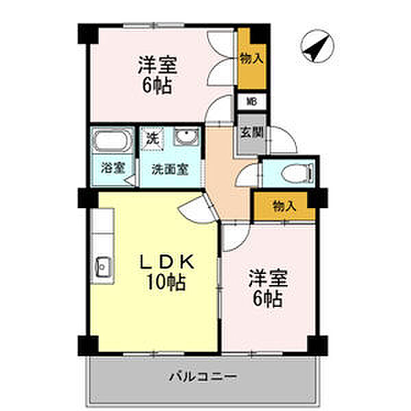 トレゾアQ 202｜愛知県愛知郡東郷町大字和合字牛廻間(賃貸マンション2LDK・2階・53.60㎡)の写真 その22