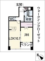 Ｔｉｆｆａｎｙ  ｜ 愛知県名古屋市天白区平針3丁目（賃貸マンション1LDK・2階・42.00㎡） その2