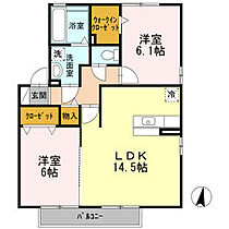 ミシル 201 ｜ 愛知県日進市米野木台5丁目516番地（賃貸アパート2LDK・2階・62.10㎡） その2