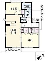 クレシェンテ  ｜ 愛知県大府市吉川町3丁目（賃貸アパート2LDK・1階・53.01㎡） その2