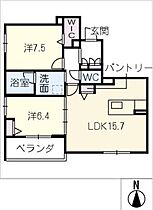 ベレオ平芝  ｜ 愛知県豊田市平芝町8丁目（賃貸マンション2LDK・4階・67.05㎡） その2