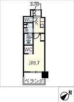 仮）豊田市西町マンション  ｜ 愛知県豊田市西町1丁目（賃貸マンション1K・6階・30.08㎡） その2