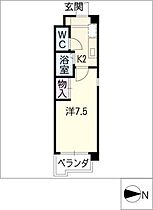 パーク神田  ｜ 愛知県豊田市神田町1丁目（賃貸マンション1K・2階・22.95㎡） その2