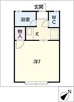 エルメゾン  ｜ 愛知県刈谷市井ケ谷町灰山（賃貸アパート1K・1階・19.80㎡） その2