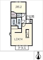 フレグランス富士塚Ａ棟  ｜ 愛知県知立市山屋敷町向田（賃貸アパート1LDK・1階・45.00㎡） その2