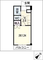 ＴＫハイツI  ｜ 愛知県知立市谷田町（賃貸マンション1K・2階・22.68㎡） その2