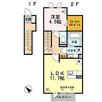 エテルニタ富士松駅 202 ｜ 愛知県刈谷市今川町3丁目223番地（賃貸アパート1LDK・2階・49.19㎡） その2