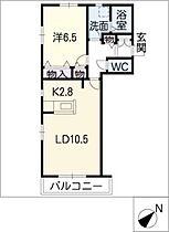 リヴェール一ツ木I  ｜ 愛知県刈谷市一ツ木町4丁目（賃貸マンション1LDK・2階・49.07㎡） その2