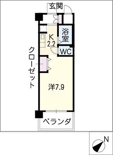 グリーンプラザ三河安城 ｜愛知県安城市三河安城本町2丁目(賃貸マンション1K・6階・24.90㎡)の写真 その2