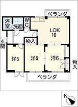 ルネスミドリ  ｜ 愛知県安城市緑町1丁目（賃貸マンション3LDK・3階・63.70㎡） その2