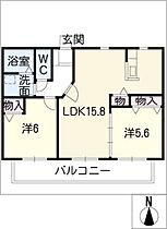 ブランシュール  ｜ 愛知県碧南市福清水町2丁目（賃貸アパート2LDK・2階・60.25㎡） その2