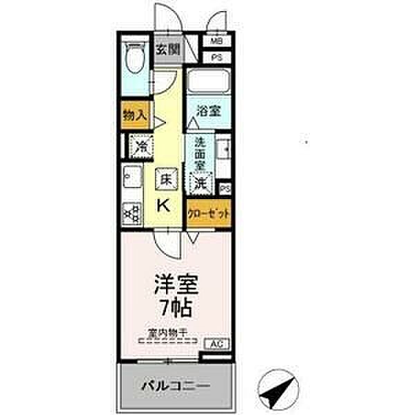 D-Square大和町 106｜愛知県岡崎市大和町字西島(賃貸アパート1K・1階・29.18㎡)の写真 その11