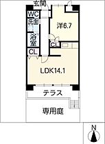 スリーエイト北町  ｜ 愛知県岡崎市八帖北町（賃貸マンション1LDK・1階・47.60㎡） その2