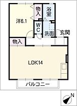 ドミール栄II  ｜ 愛知県岡崎市栄町3丁目（賃貸アパート1LDK・1階・47.79㎡） その2