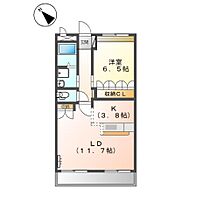 アシューレ・Ｍ  ｜ 愛知県岡崎市大和町字家下（賃貸アパート1LDK・1階・49.58㎡） その2