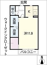 ディアス竜美丘Ａ  ｜ 愛知県岡崎市竜美北1丁目（賃貸アパート1R・1階・31.77㎡） その2