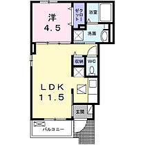 アスフォート細川　Ｂ 101 ｜ 愛知県岡崎市細川町字岩御堂33番地1（賃貸アパート1LDK・1階・37.00㎡） その2