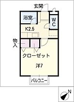 アーバン羽根北  ｜ 愛知県岡崎市羽根北町1丁目（賃貸アパート1K・1階・23.18㎡） その2