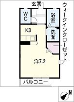 サンピヤ東河原  ｜ 愛知県岡崎市福岡町字東河原（賃貸アパート1K・2階・28.24㎡） その2