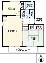 ファミーユ豊が丘Ｂ棟  ｜ 愛知県豊川市豊が丘町（賃貸アパート2LDK・1階・50.80㎡） その2