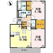 エスペランサ　A棟 101 ｜ 愛知県豊川市一宮町泉82（賃貸アパート2LDK・1階・56.72㎡） その2