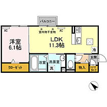 ルミエール　B 105 ｜ 愛知県豊川市八幡町弥五郎7（賃貸アパート1LDK・1階・44.04㎡） その2