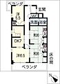 東マンション1階5.9万円
