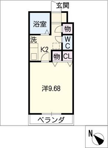 ＴＹスタジオアパートメント ｜愛知県豊橋市一色町字一色上(賃貸マンション1K・3階・29.88㎡)の写真 その2