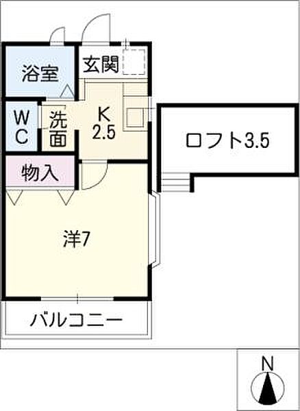 シャネル ｜愛知県豊橋市小池町(賃貸マンション1K・1階・21.90㎡)の写真 その2