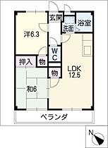 ライフ21レイク  ｜ 愛知県豊橋市富士見台3丁目（賃貸マンション2LDK・3階・53.80㎡） その2