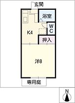 エスティーム88Ｂ棟  ｜ 愛知県豊橋市高師町字北新切（賃貸アパート1K・1階・26.40㎡） その2