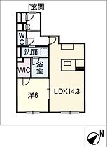 ラッフィナート  ｜ 愛知県豊橋市弥生町字松原（賃貸マンション1LDK・1階・50.94㎡） その2