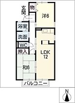 ハートホーム西沢Ｃ棟  ｜ 愛知県豊橋市高師町字西沢（賃貸アパート2LDK・1階・55.00㎡） その2