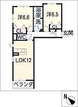 シャーメゾン牧野  ｜ 愛知県豊橋市牧野町（賃貸マンション2LDK・2階・62.52㎡） その2