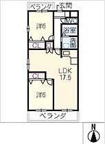 スプリングハイツ3  ｜ 愛知県丹羽郡大口町余野2丁目（賃貸マンション2LDK・2階・65.13㎡） その2