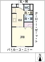 サープラスワンサワキ  ｜ 愛知県丹羽郡扶桑町大字高木字桜木（賃貸マンション1K・2階・28.00㎡） その2