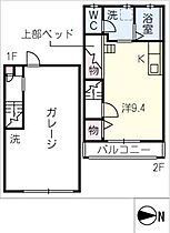 仮)グランガレージ一宮冨田石宮  ｜ 愛知県一宮市冨田字石宮（賃貸タウンハウス1K・2階・54.60㎡） その2