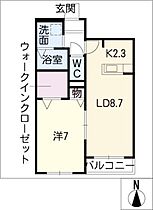 ピアメゾン  ｜ 愛知県一宮市富士2丁目（賃貸マンション1LDK・2階・42.68㎡） その2