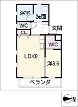 ワッフルヒルズ大宮  ｜ 愛知県一宮市大宮3丁目（賃貸マンション1LDK・1階・35.00㎡） その2