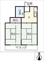 エクセランス稲島  ｜ 愛知県稲沢市稲島10丁目（賃貸マンション2K・4階・30.50㎡） その2