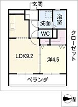 ＭＡＩＳＯＮ　ＤＥ　Ｉ  ｜ 愛知県稲沢市国府宮2丁目（賃貸マンション1LDK・1階・35.59㎡） その2