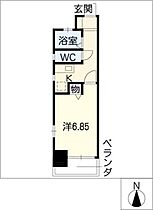 グレイス国府宮II  ｜ 愛知県稲沢市松下1丁目（賃貸マンション1K・6階・23.14㎡） その2