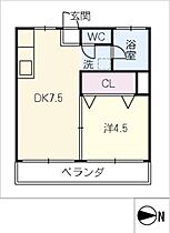 Ｍ・Ｆ国府宮  ｜ 愛知県稲沢市国府宮2丁目（賃貸マンション1DK・2階・25.00㎡） その2