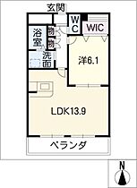 プルミエマルシェ  ｜ 愛知県清須市大嶋1丁目（賃貸マンション1LDK・2階・46.10㎡） その2