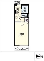 クレール21  ｜ 愛知県稲沢市小沢2丁目（賃貸アパート1K・1階・24.07㎡） その2