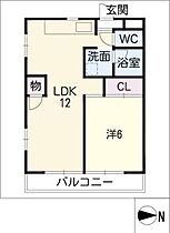 ヒルズＭＹ  ｜ 愛知県津島市東柳原町1丁目（賃貸マンション1LDK・4階・43.74㎡） その2