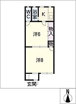 安井荘　南棟  ｜ 愛知県津島市下切町字坪之内（賃貸アパート2K・1階・30.00㎡） その2