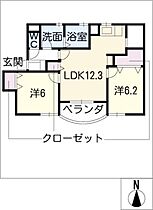 プリメーラ神守  ｜ 愛知県津島市神守町字二反代（賃貸マンション2LDK・3階・57.12㎡） その2