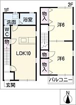 ハイツエクセルＡ棟  ｜ 愛知県津島市愛宕町5丁目（賃貸アパート2LDK・2階・52.99㎡） その2